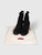 Valentino Garavani Black Suede Rockstud Heel Boots