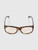 Saint Laurent Havana Rectangle Romy Sunglasses