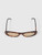 Saint Laurent Havana Oval Tinted Sunglasses