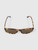 Miu Miu Havana Oval Tinted Sunglasses