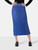 Scanlan & Theodore Blue Metallic Midi Skirt