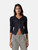Issey Miyake Pleats Please Navy 3/4 Sleeve Jacket