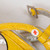 Dolce & Gabbana Yellow Croc Embossed Leather Sandals