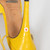 Dolce & Gabbana Yellow Croc Embossed Leather Sandals
