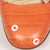 Valentino Garavani Orange Croc Embossed Pumps