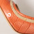 Valentino Garavani Orange Croc Embossed Pumps
