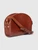 A.P.C. Brown Leather Demi-Lune Crossbody Bag