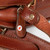A.P.C. Brown Leather Demi-Lune Crossbody Bag