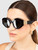 Burberry Black Sophia Cat Eye Sunglasses