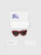 Burberry Burgundy Square Tinted Logo Sunglasses