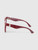 Burberry Burgundy Square Tinted Logo Sunglasses