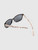 Burberry Black Butterfly Nova Check Detail Sunglasses