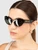 Versace Havana Tortoiseshell Oval Sunglasses