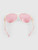 Versace Pink Transparent Aviator Sunglasses