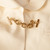 Burberry Ecru Silk Chain Detail Blazer
