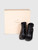 Prada Black Leather Buckled Boots