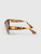 Miu Miu Brown Tortoiseshell Half Rim Sunglasses