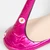 Paris Texas Pink Metallic Croc Embossed Mules