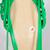Bottega Veneta Green Stretch Mesh Sandals