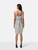 Burberry Grey Silk Belted Dress