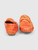 Prada Orange Leather Croc Embossed Loafers
