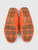 Prada Orange Leather Croc Embossed Loafers