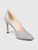 Jimmy Choo Silver Glitter D'Orsay Pumps