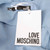 Moschino Love Moschino Blue Heart Shaped Button Dress