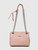 Jimmy Choo Pink Leather Star Helia Shoulder Bag
