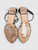 Loeffler Randall Knot Leather Peep Toe Sandals