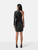 NANUSHKA Black Vegan Leather One Sleeve Dress