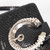 Jimmy Choo Black Python Madeline Crossbody Bag