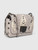 Jimmy Choo Grey Leather Lockett Studded Bag