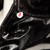 Moschino Black Glossy Belted Coat