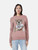 Moschino Pink Teddy Print Sweatshirt