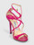Jimmy Choo Pink Azia 95 Patent Leather Sandals