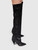 Saint Laurent Black Era 85 Over-the-Knee Suede Boots