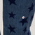 Stella McCartney Navy Denim Star Pattern Flared Jeans