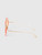 Linda Farrow Linda Farrow x Rowen Rose 22K Gold & Terracotta Margot Sunglasses