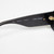 Linda Farrow Linda Farrow x The Attico Black Mini Marfa Rectangle Sunglasses