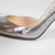 Jimmy Choo Silver Lucy Pointed Pumps