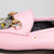 Gucci Pink Leather Cat Loafers