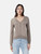 Etro Grey Cashmere V-Neck Cardigan