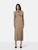 Sportmax Beige Pleated Blazer Dress