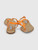 Prada Orange Patent Leather Thong Sandals