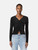 Tom Ford Black Wrap Long Sleeve Top