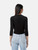 N. PEAL Black Cashmere Button Up Cardigan