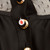 Temperley London Black Silk Mesh Trim Dress