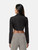 Ganni Black Cropped Blazer