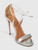 Aquazzura Silver Leather Heeled Sandals